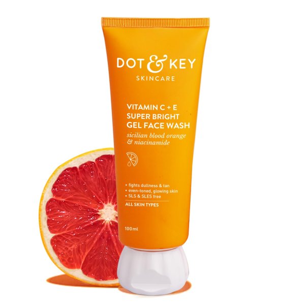 VITAMIN C+E SUPER BRIGHT GEL FACE WASH 100ml